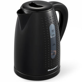Elite Gourmet EKT5051 water kettle clear window shows precise water level.