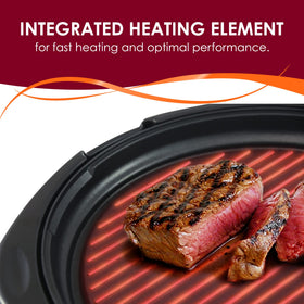 Cool-touch base and handles of Elite Gourmet EMG-980BX prevent burns during use