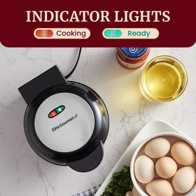 Elite Gourmet EOM205 dessert baking capability on non-stick plates