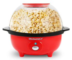 Elite Gourmet EPM330R front view shows compact, space-saving countertop footprint.