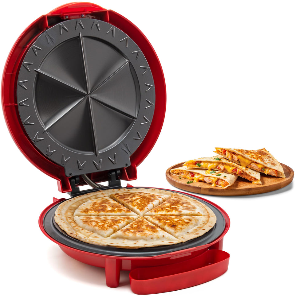 Elite Gourmet EQD-118 11-inch surface ready for quick quesadillas