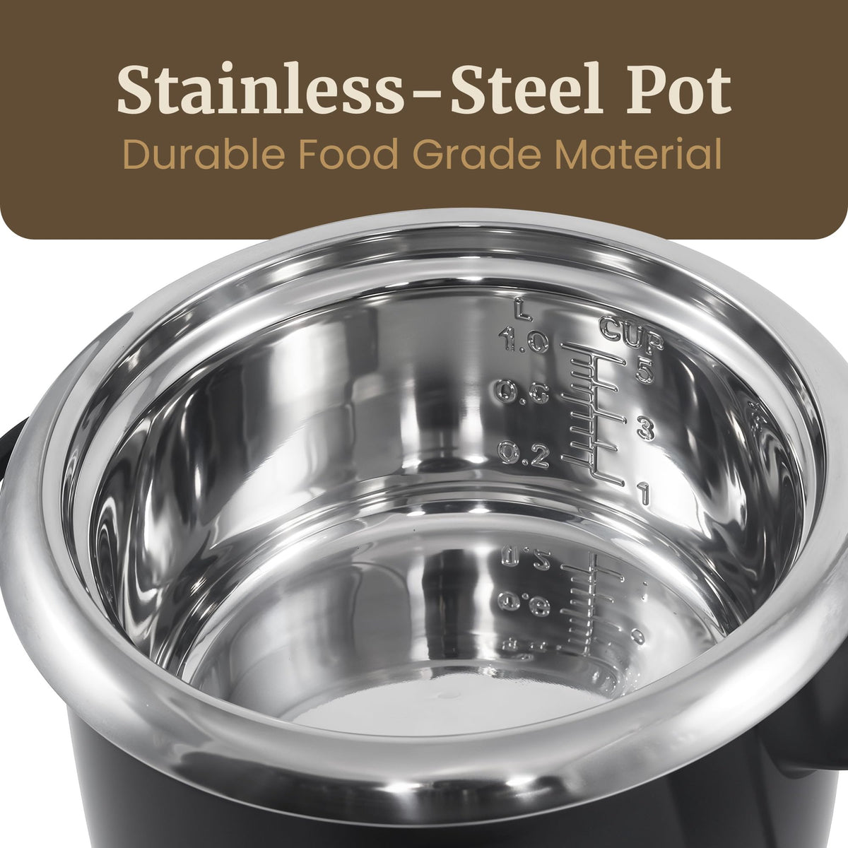 Elite Gourmet ERC2010B steams vegetables for quick, nutritious meals
