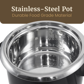 Elite Gourmet ERC2010B steams vegetables for quick, nutritious meals