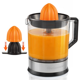 Elite Gourmet ETS047 two-cones juicer for quick, fresh citrus at home