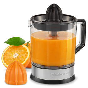 Elite Gourmet ETS740 citrus juicer ready for fresh juice