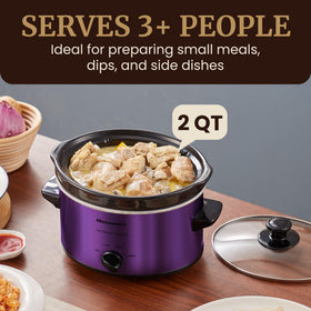 Elite Gourmet MST-275XP tempered glass lid provides clear view during simmering.