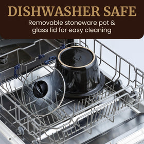 Elite Gourmet MST-350B 170-watt base provides reliable simmering