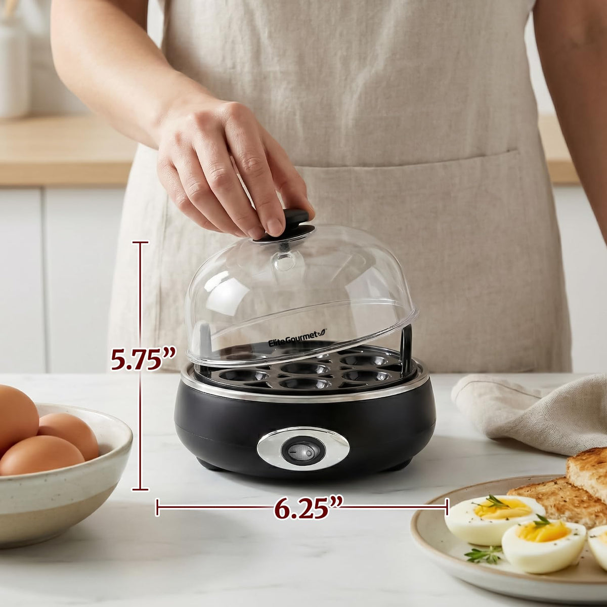 Elite Gourmet omelet tray for easy veggie omelets.