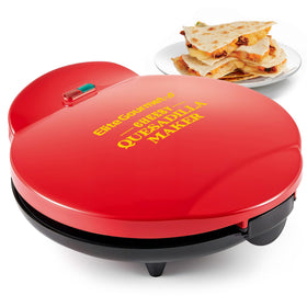 Elite Gourmet Quesadilla Maker nonstick surface for easy release and cleanup