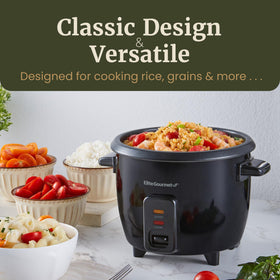 Serving spatula from Elite Gourmet rice cooker kit for easy serving.