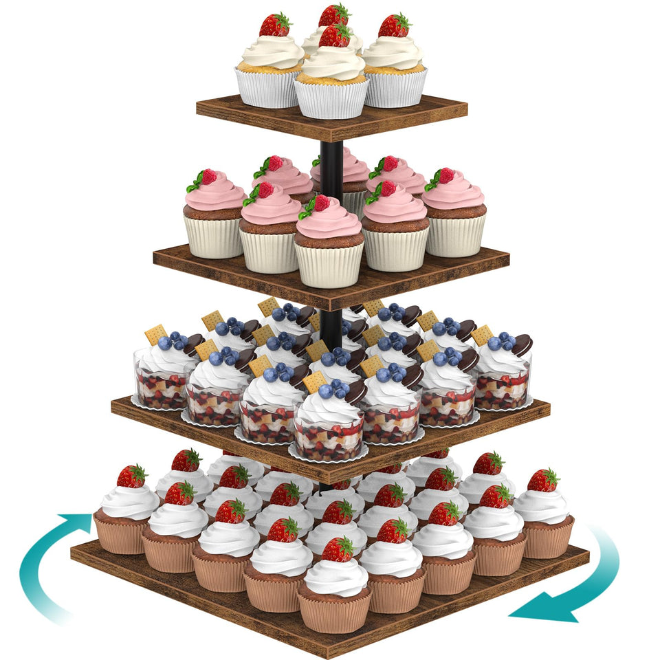 ELITEROO 4-tier stand assembly view, ideal for event dessert displays.