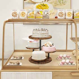 ELITEROO dessert stand serves as a wedding or party centerpiece