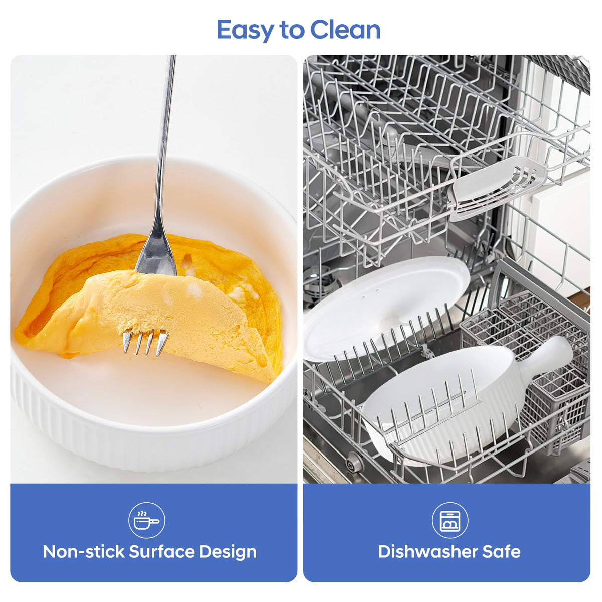 EliteVibe egg maker is dishwasher safe for effortless cleanup