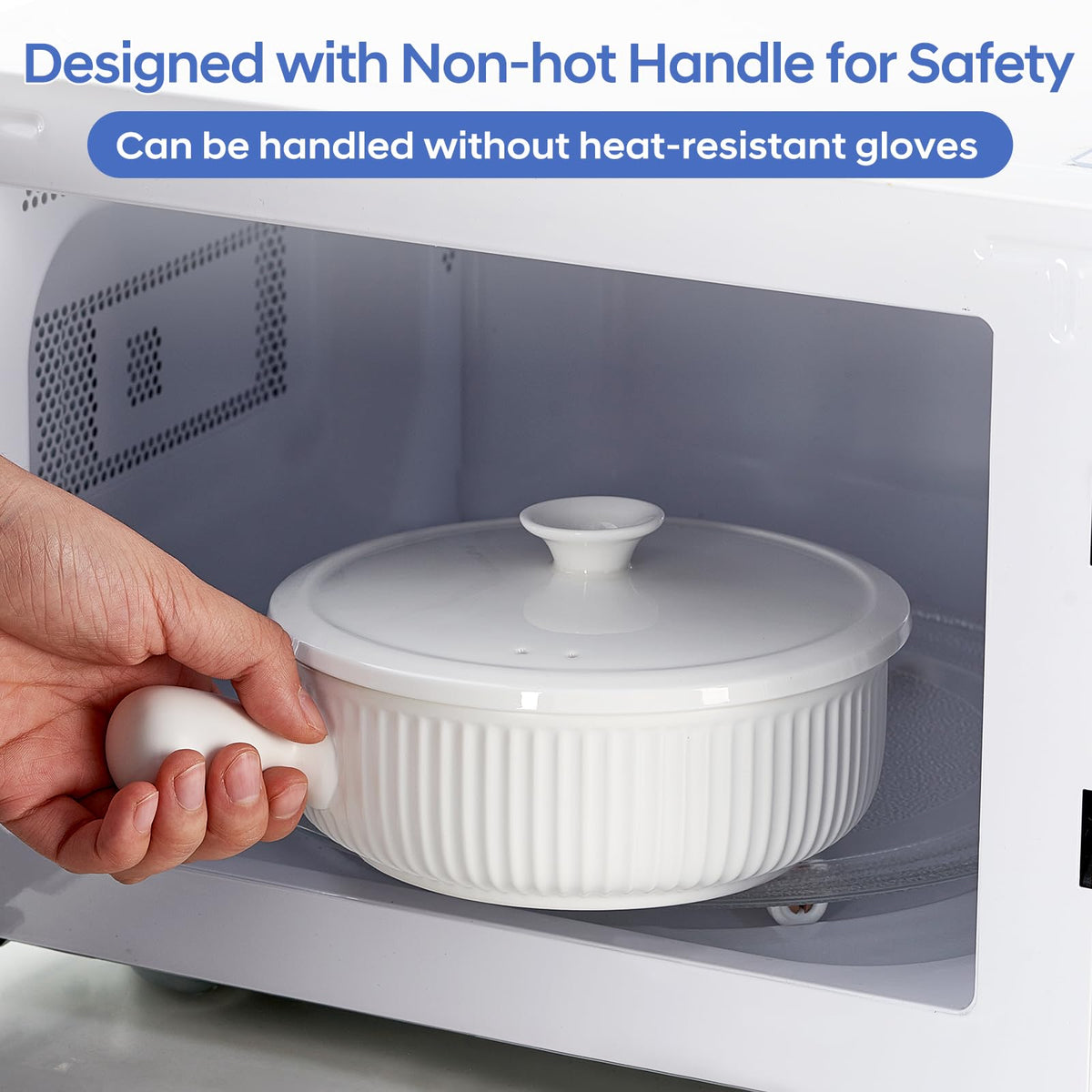 Non-stick ceramic interior of EliteVibe egg cooker for easy release