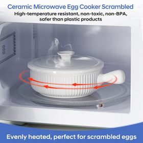 Vented ceramic lid on EliteVibe prevents splatter during cooking