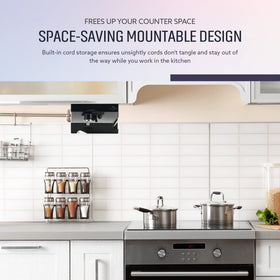 ELITRA HOME magnetic lid release simplifies removing can lids.