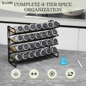 ELIVARA 386 spice labels streamline quick identification and organization.