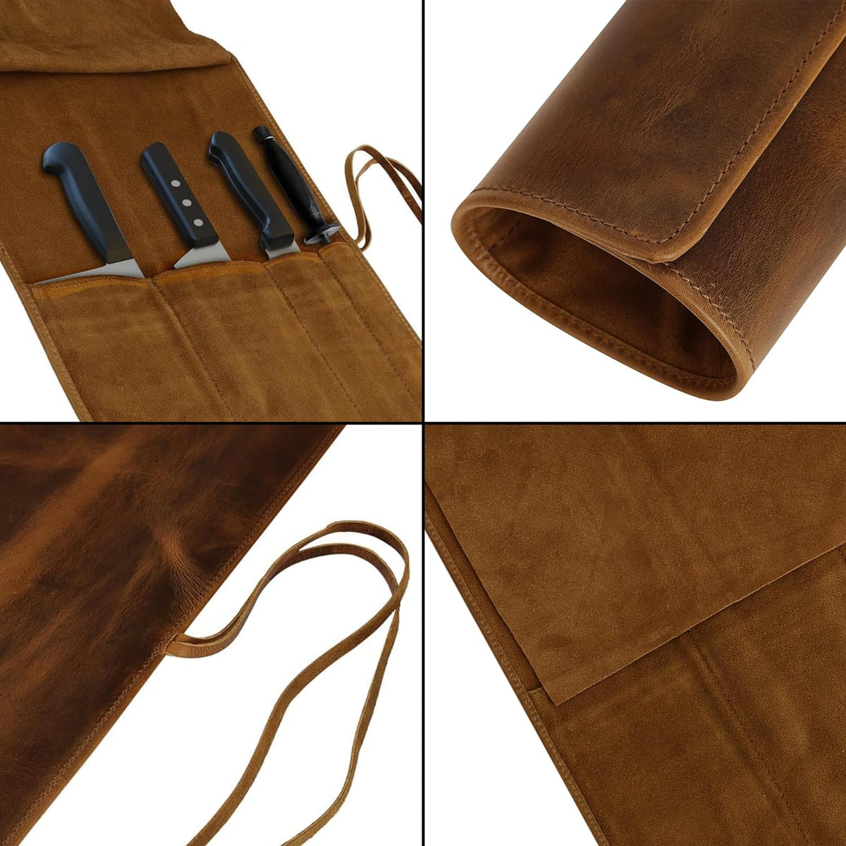 ELIZO compact travel knife roll is ideal for professionals on the move.