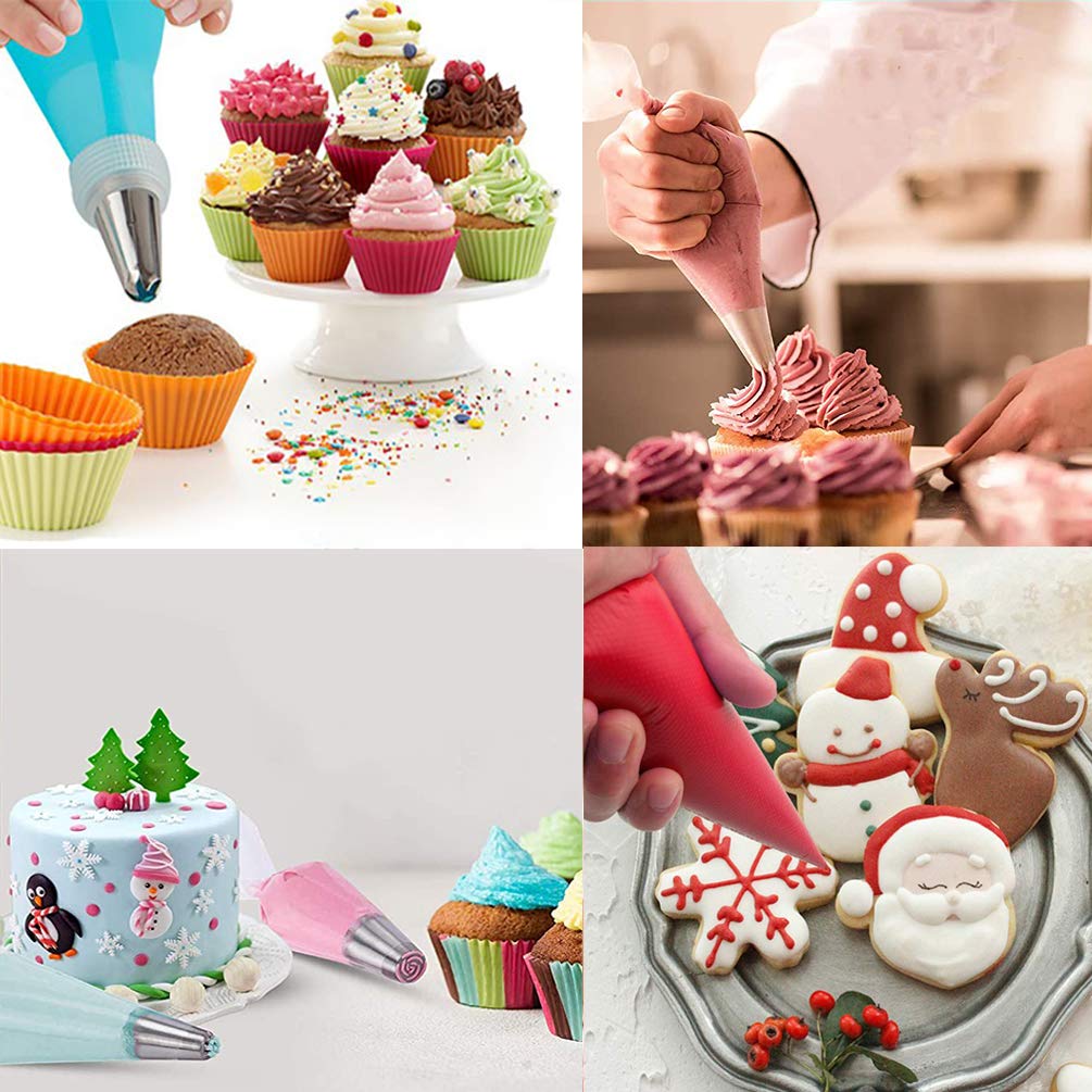 ELJRBCK decorating ideas for cookies show versatile icing patterns.