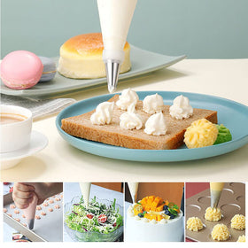 ELJRBCK easy royal icing decorating with tipless bags for smooth finishes.