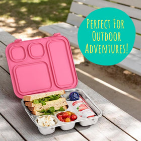 Elk and Friends compact design fits in backpacks and lunch bags.