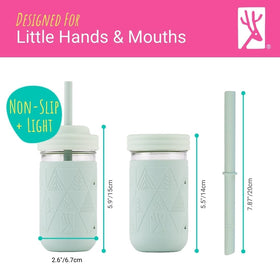 Elk and Friends 12oz jars ideal for morning juice and smoothies