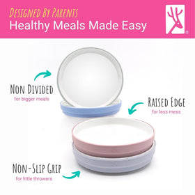 Elk and Friends microwave-safe porcelain plate for quick reheats.