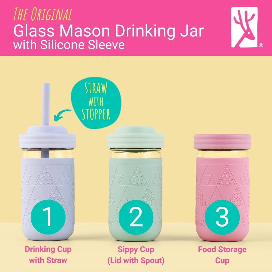 Elk and Friends silicone sleeve protects glass during playful adventures