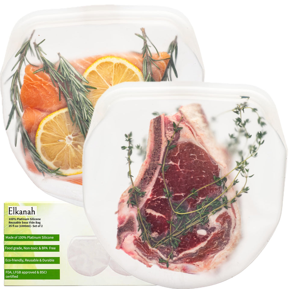 Elkanah Quart bags zipper-closeup showing airtight seal for reliable sous vide results.