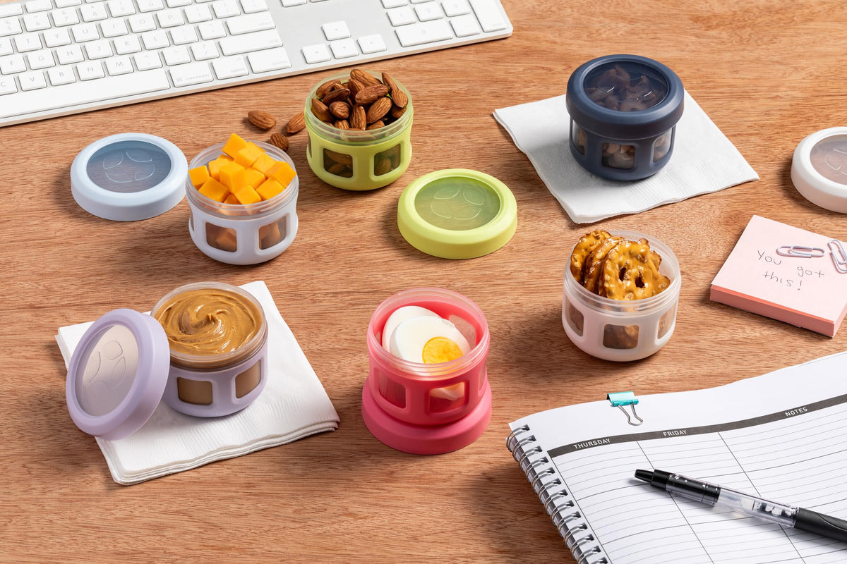 Ello 4oz BPA-free condiment containers for safe, everyday storage