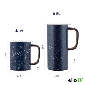 Ello Campy vacuum insulated body keeps drinks at temperature during commutes.