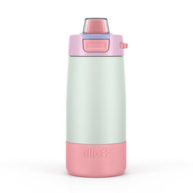 Ello Colby 12oz bottle with straw for on-the-go hydration at school.