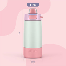 Ello Colby silicone straw stays clean and conceals when not in use.