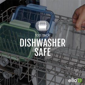 Ello Color Lock microwave safe containers ready for quick reheating without lid