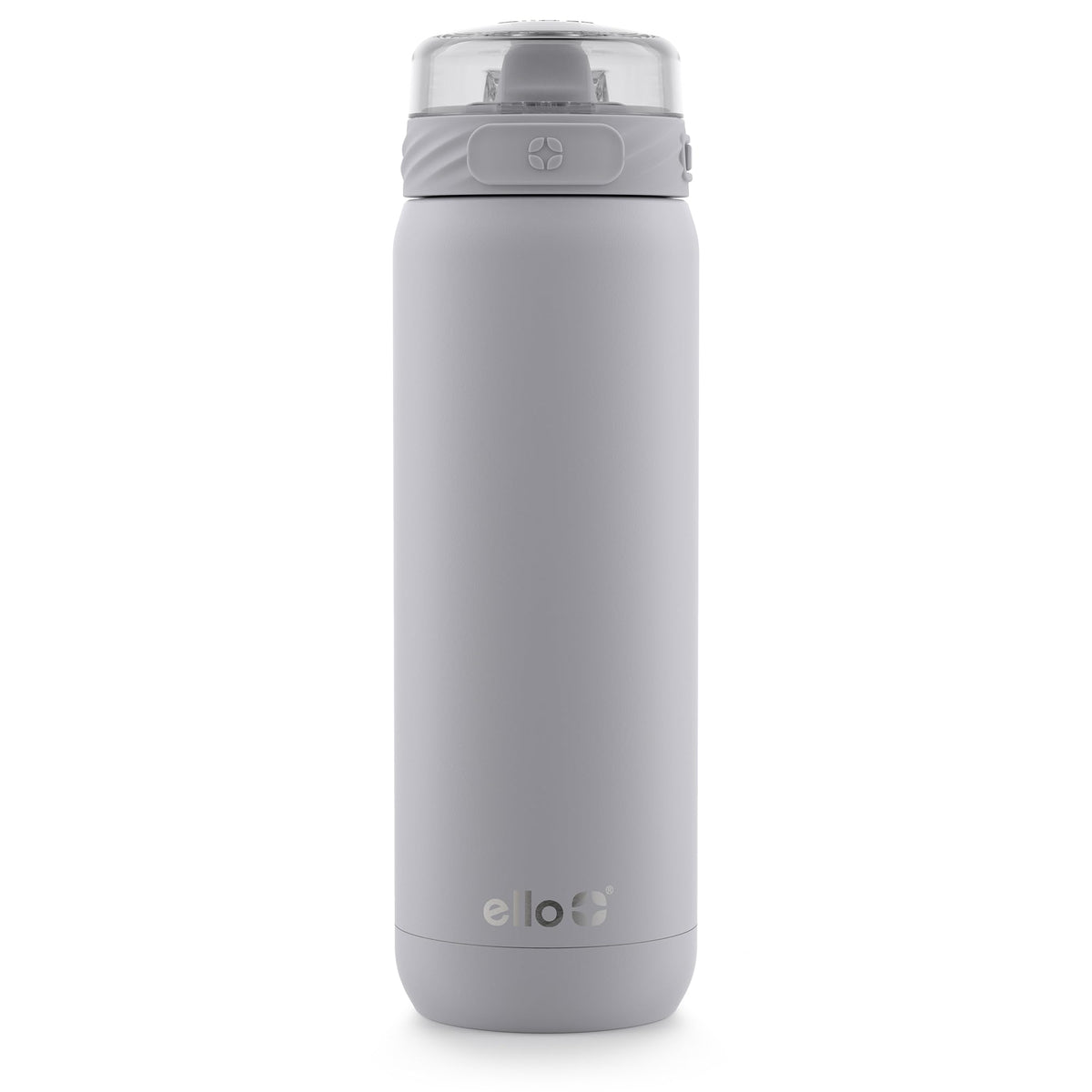 Ello Cooper 22oz bottle with straw keeps drinks cold on the go.