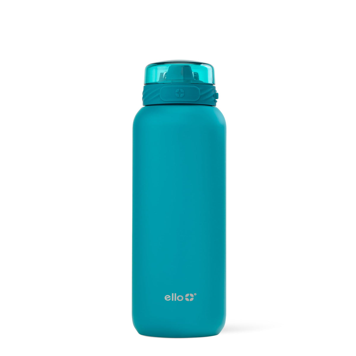 Ello Cooper 32oz stainless steel bottle with double-wall insulation for cold drinks on the go.