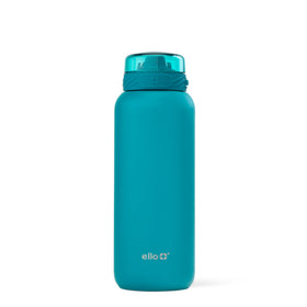 Ello Cooper 32oz stainless steel bottle with double-wall insulation for cold drinks on the go.
