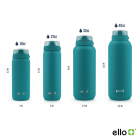 Ello Cooper 40oz bottle top-rack dishwasher safe parts image
