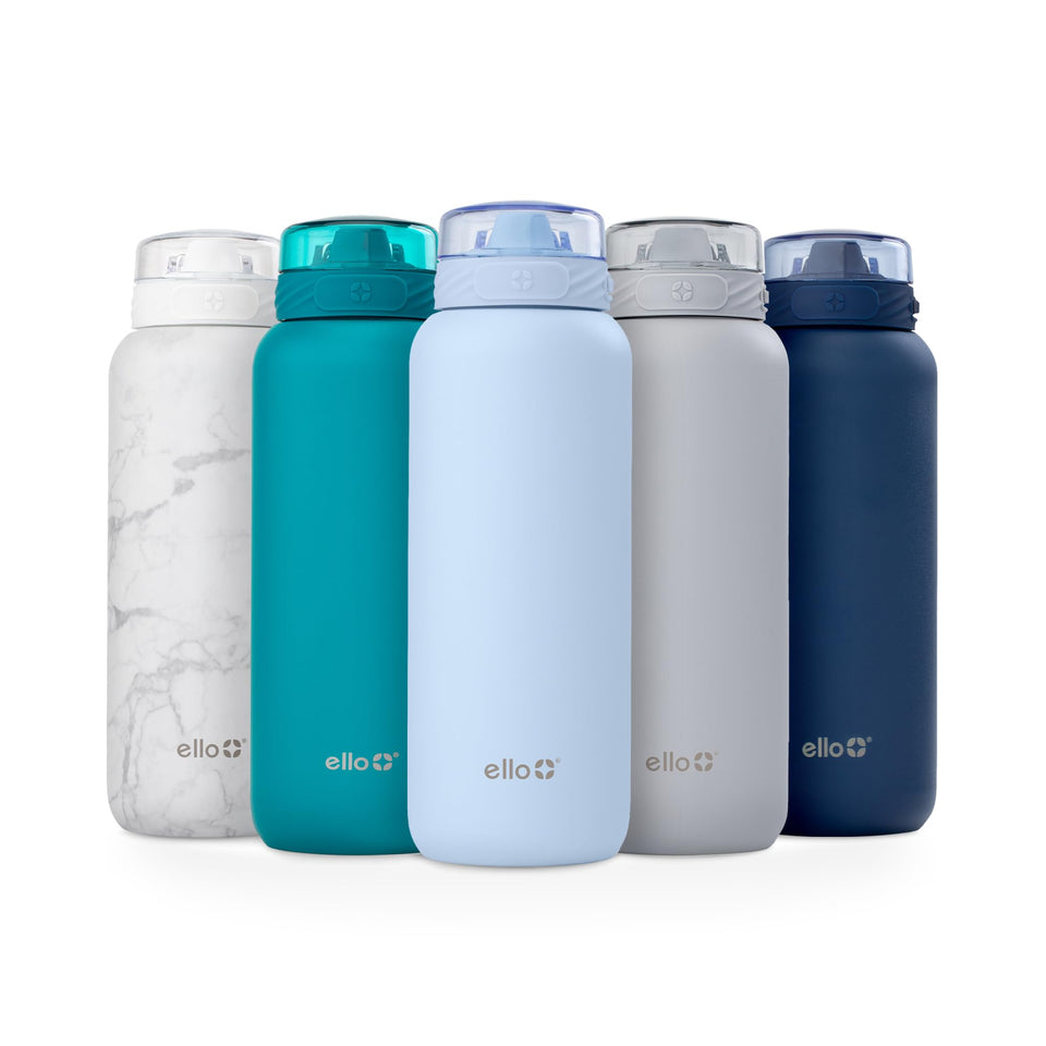 Ello Cooper 40oz front view shows double-walled design for lasting cold.