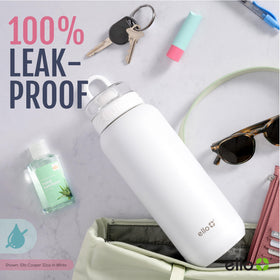 Ello Cooper BPA-free straw enables safe, easy sipping.