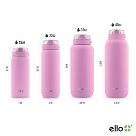 Ello Cooper double-walled vacuum insulation keeps drinks cold up to 24 hours