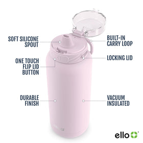 Ello Cooper soft silicone spout for comfortable on-the-go sipping