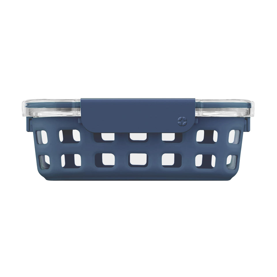 Ello Duraglass 5 cup glass container with clear view and durable construction keeps foods fresh.