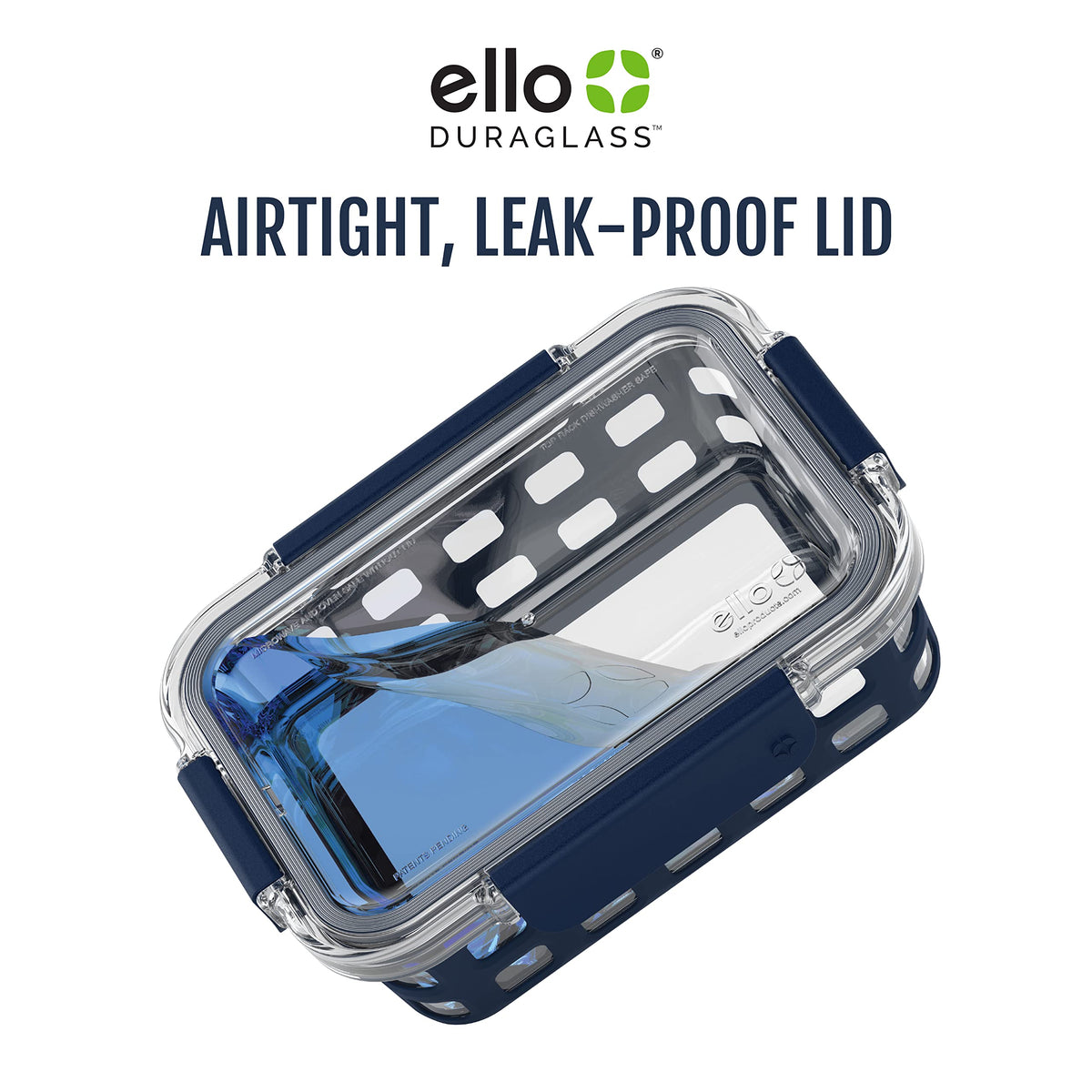 Ello Duraglass containers and lids are top-rack dishwasher safe for easy cleaning.