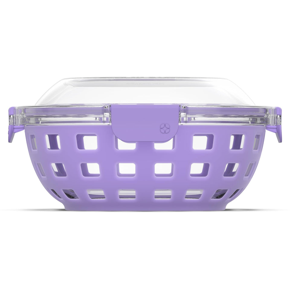 Ello Duraglass 5 cup lunch bowl ready for meal prep and packing.