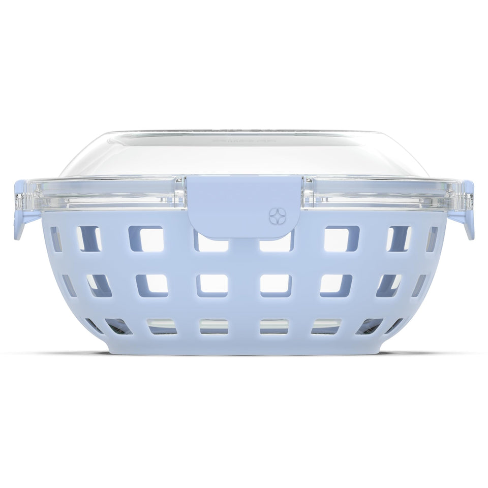 Ello Duraglass lunch bowl front view with 5-cup capacity for meals on the go.