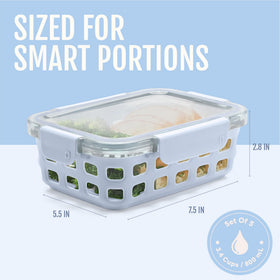 Ello Duraglass container safe for oven or microwave without lid