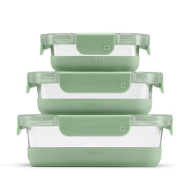 Ello Duraglass Refresh 1-cup container with clear glass promotes fresh meals.