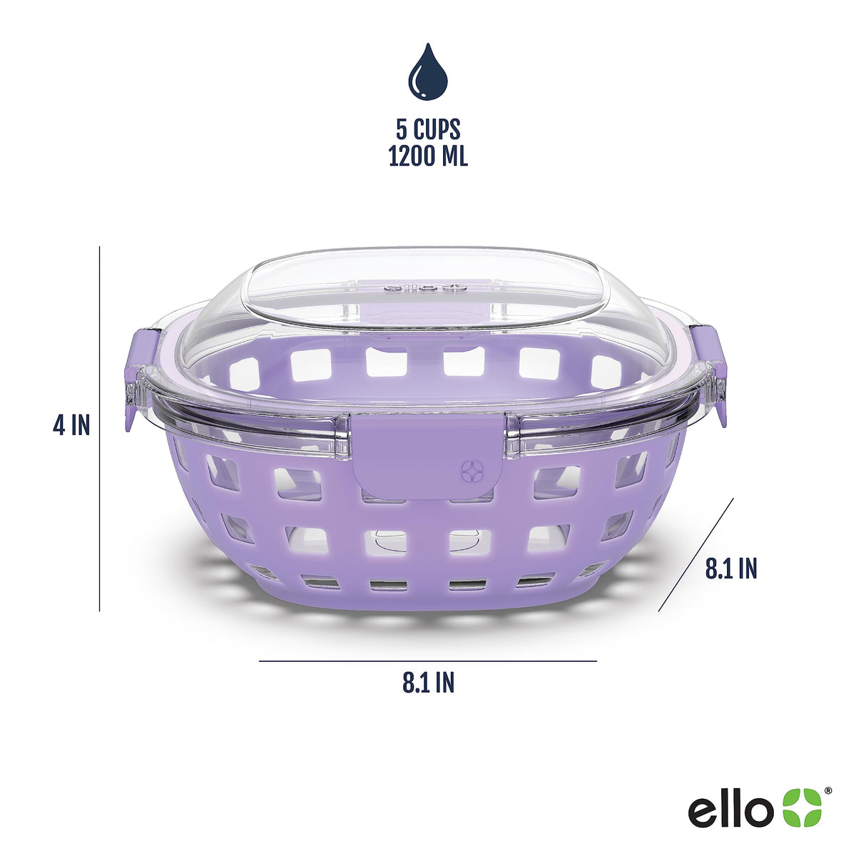 Ello Duraglass silicone protection boot guards glass from chips during transport.