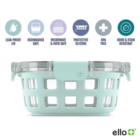 Ello Duraglass silicone sleeve protects from chips and adds durability.